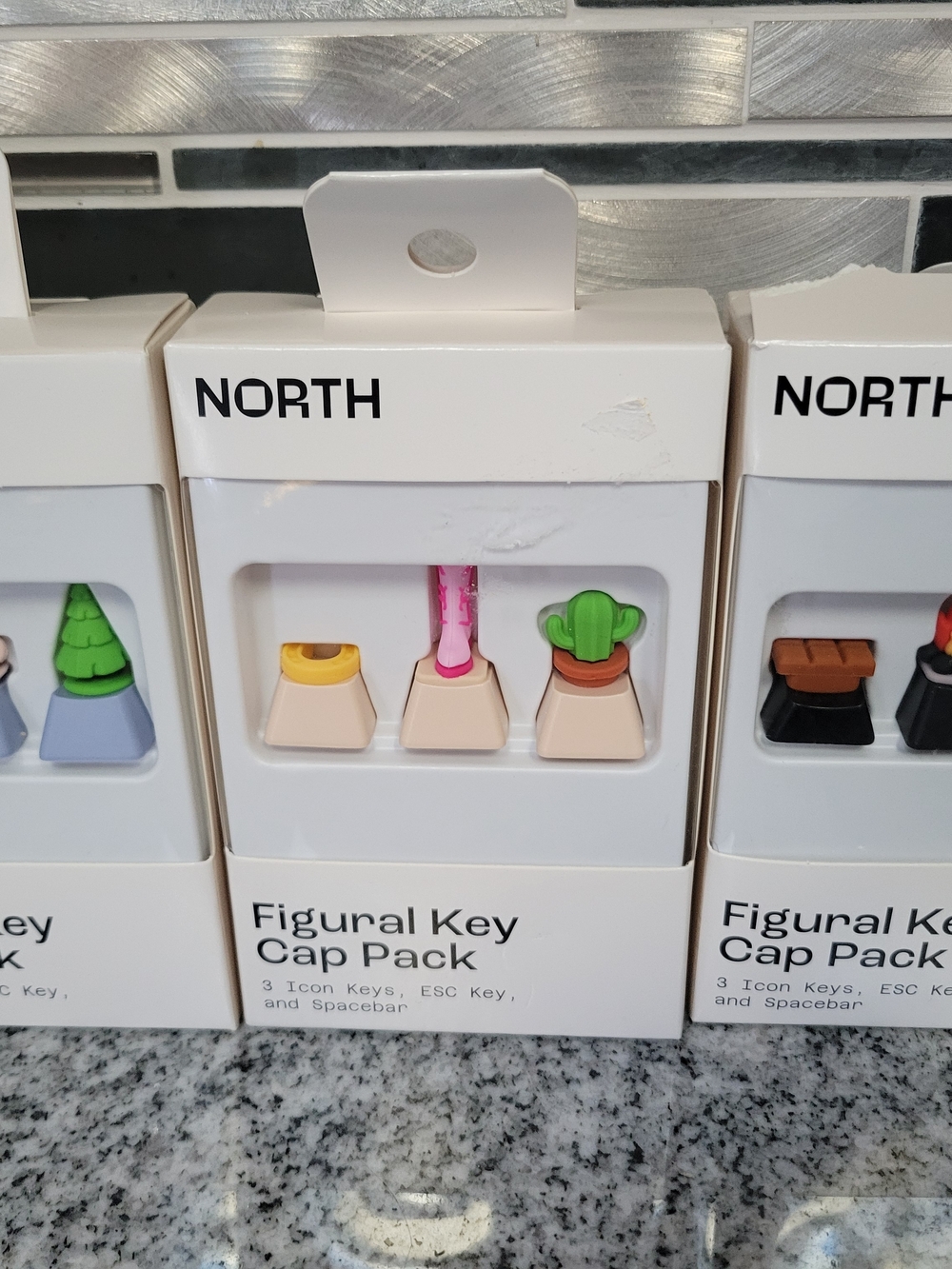 Figural Key Cap Pack - 3-Piece Set